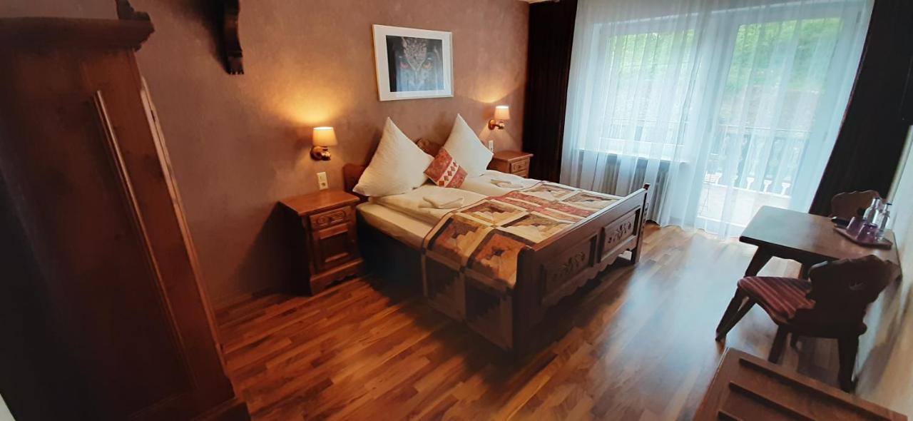Hotel Cafe Herrmanns Muehle Sankt Goarshausen Buitenkant foto